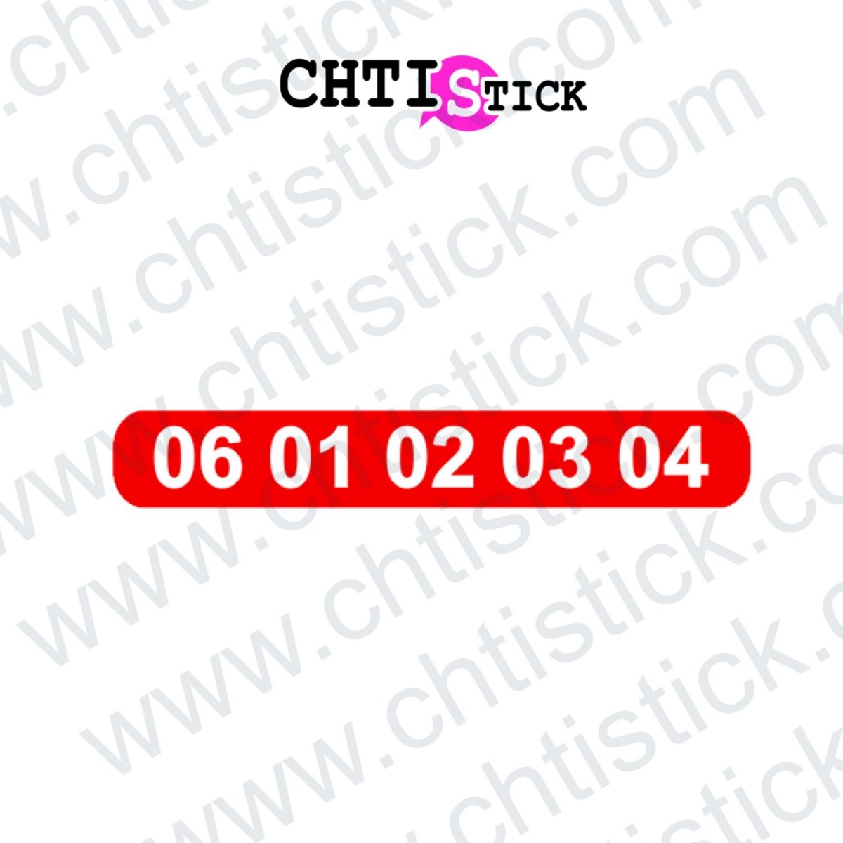 chtistick LETTRAGE ADHÉSIF TÉLÉPHONE 3