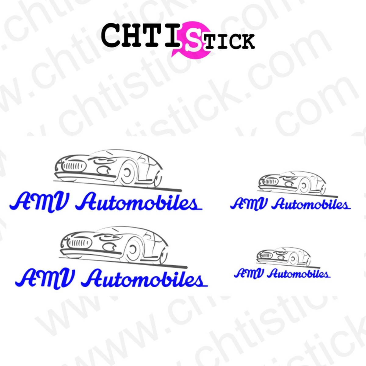 AUTOCOLLANT PERSONNALISE GARAGE