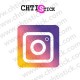 STICKERS INSTAGRAM ELECTROSTATIQUE