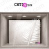 chtistick DECORATION VITRINE FEUILLE TD