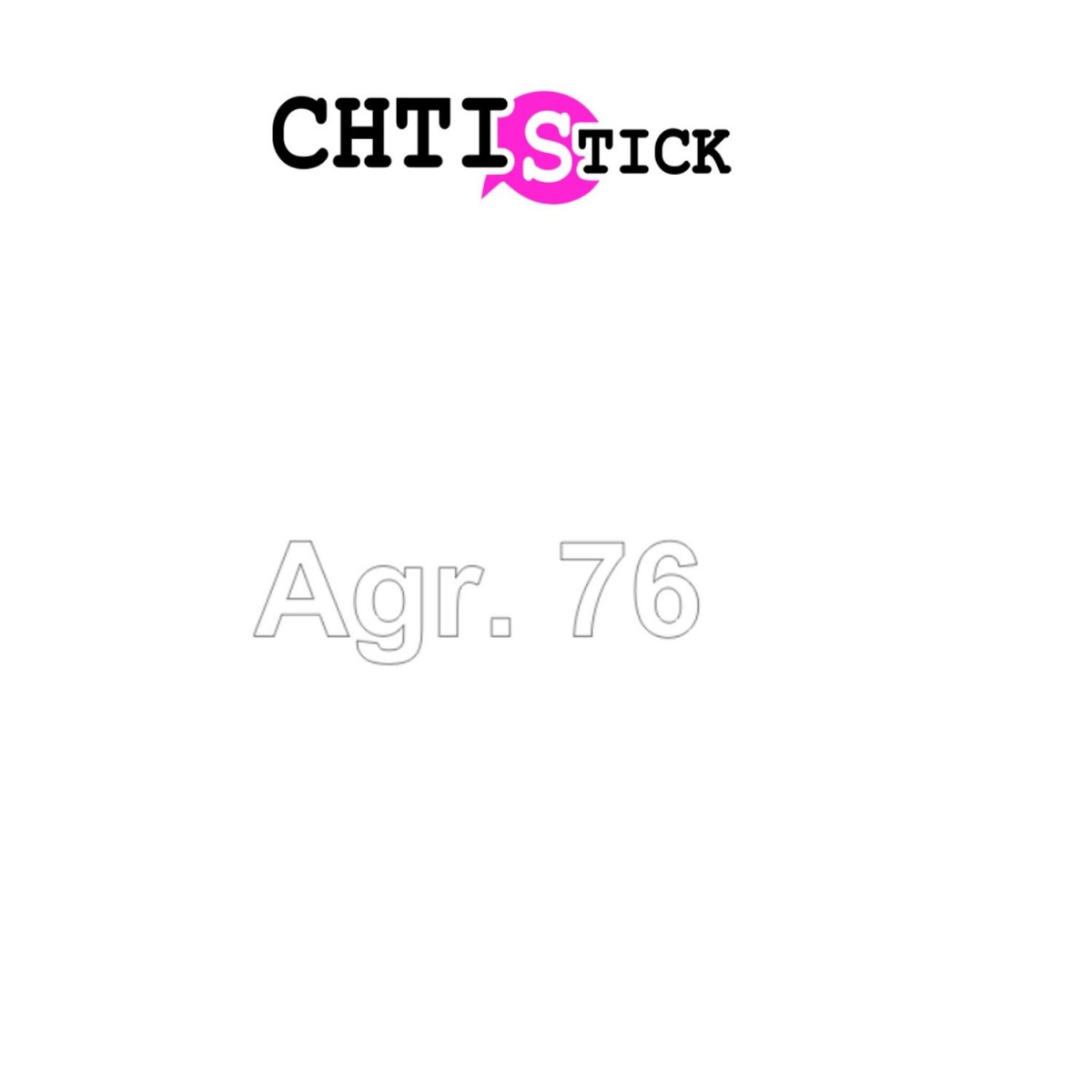 chtistick MARQUAGE AMBULANCE AGR 76