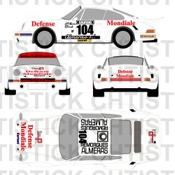 KIT DECO RALLYE PORSCHE TOUR AUTO