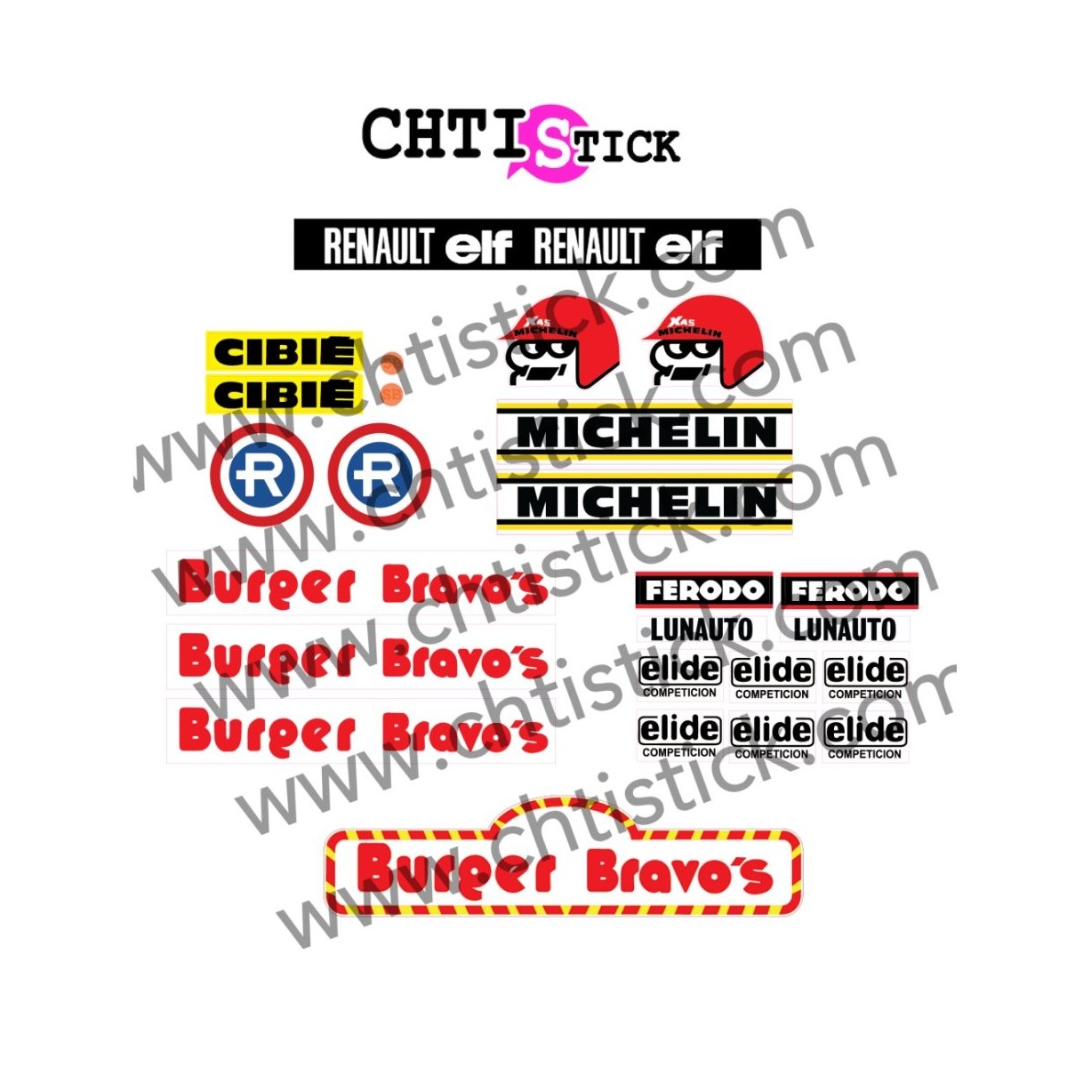 KIT DECO RALLYE R5 PERSONNALISE