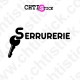 STICKERS SERRURERIE CLE