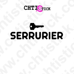 STICKERS SERRURIER CLE