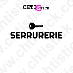 STICKERS SERRURERIE CLEF