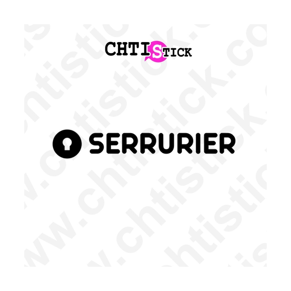 chtistick STICKERS TROU SERRURE