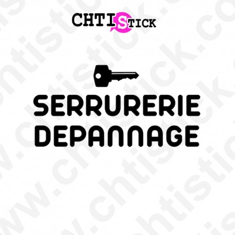 STICKERS SERRURIER DEPANNAGE