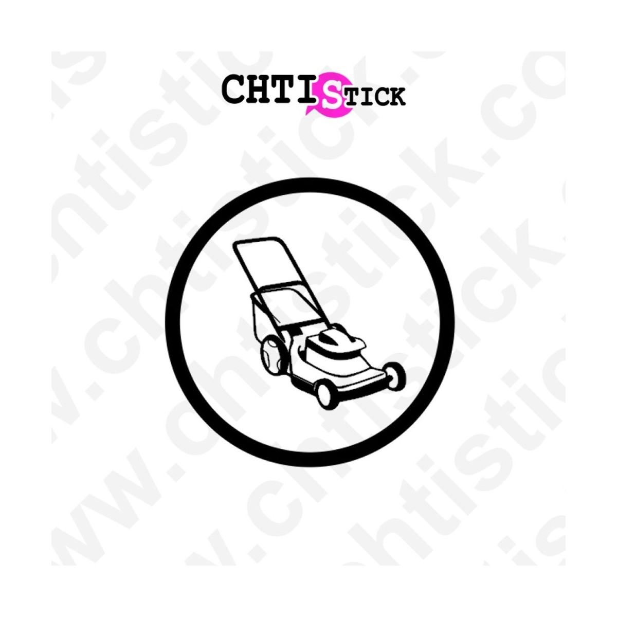 chtistick STICKER ICONE TONDEUSE