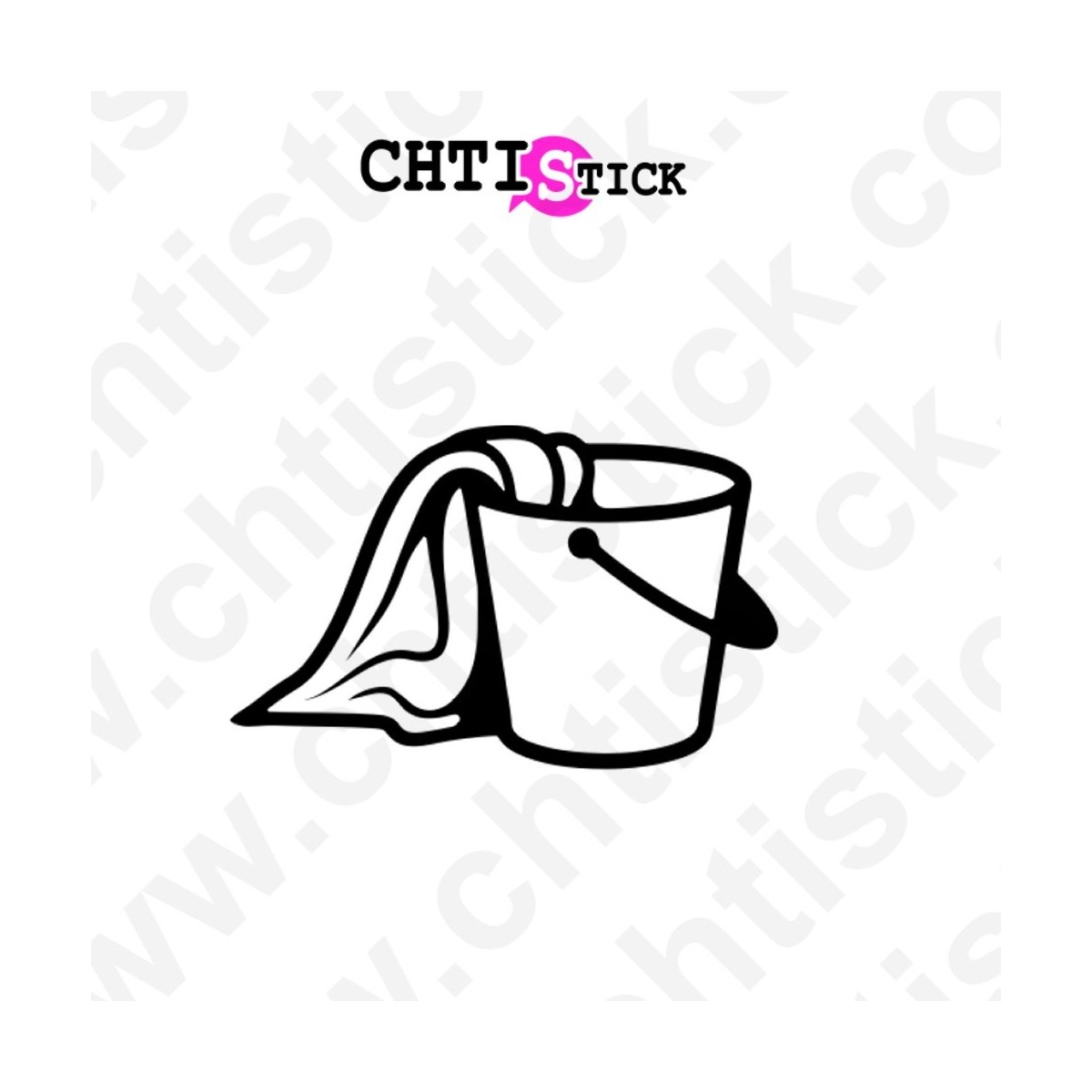 chtistick STICKER SCEAU NETTOYAGE