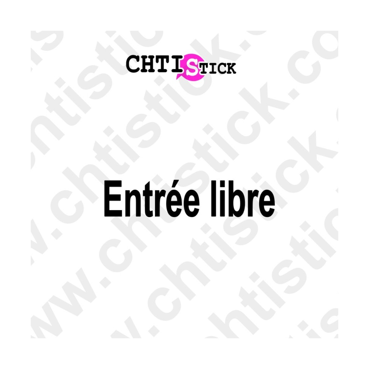 STICKERS ENTREE LIBRE