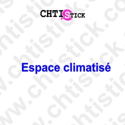 STICKERS ESPACE CLIMATISE