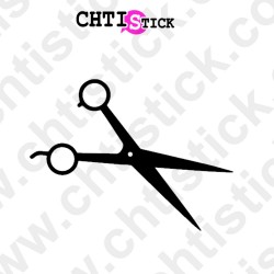 chtistick STICKERS CISEAUX FINS
