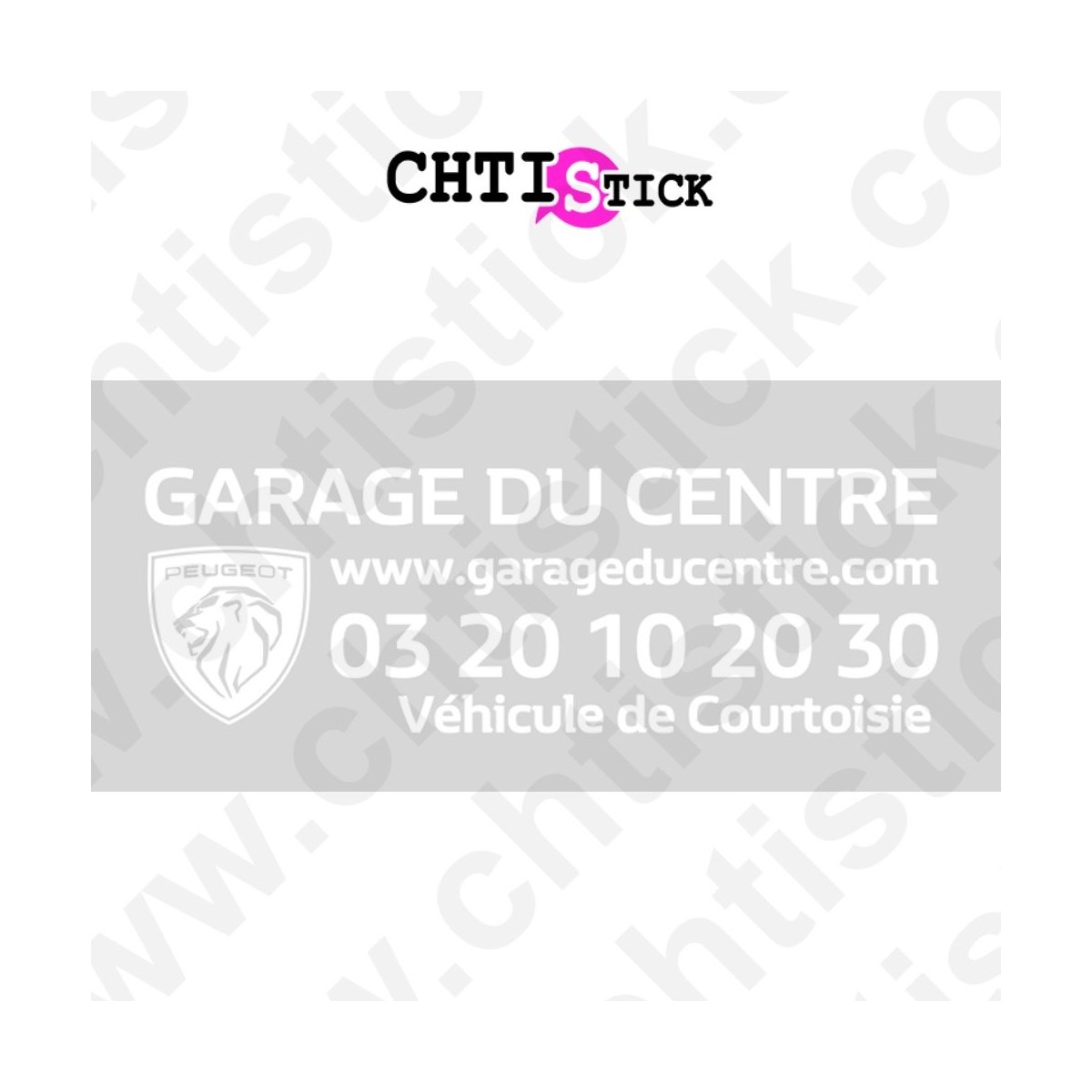 FLOCAGE VITRE ARRIERE PEUGEOT