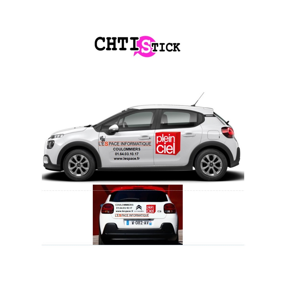 chtistick MARQUAGE VEHICULE PLEIN CIEL