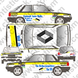 chtistick KIT DECO RALLYE R11 PERSONNALISE
