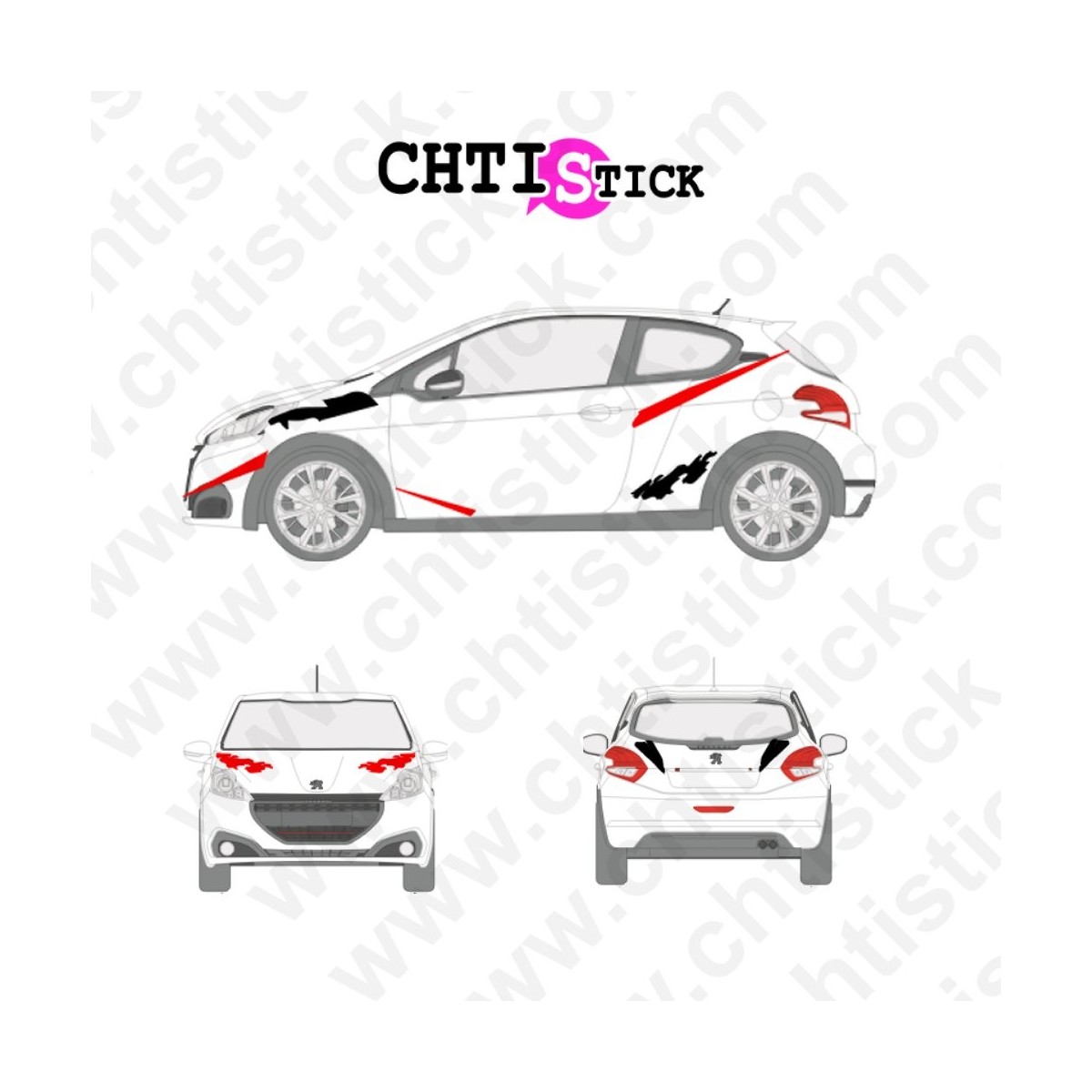 chtistick DÉCORATION VEHICULE SOCIETE