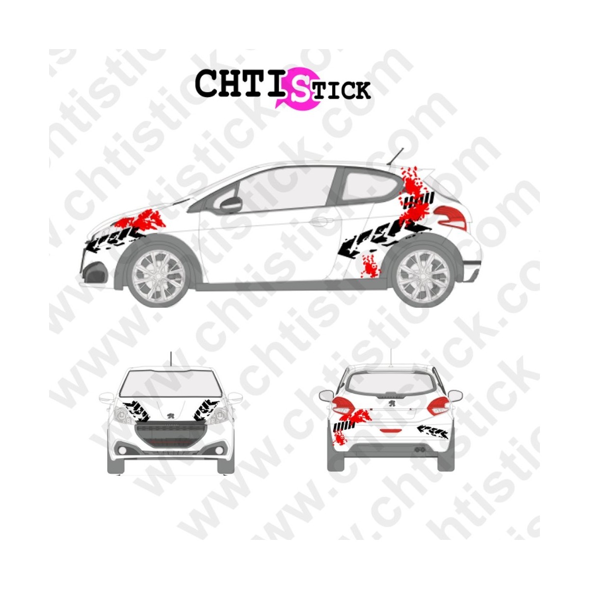 chtistick DÉCORATION VEHICULE SOCIETE