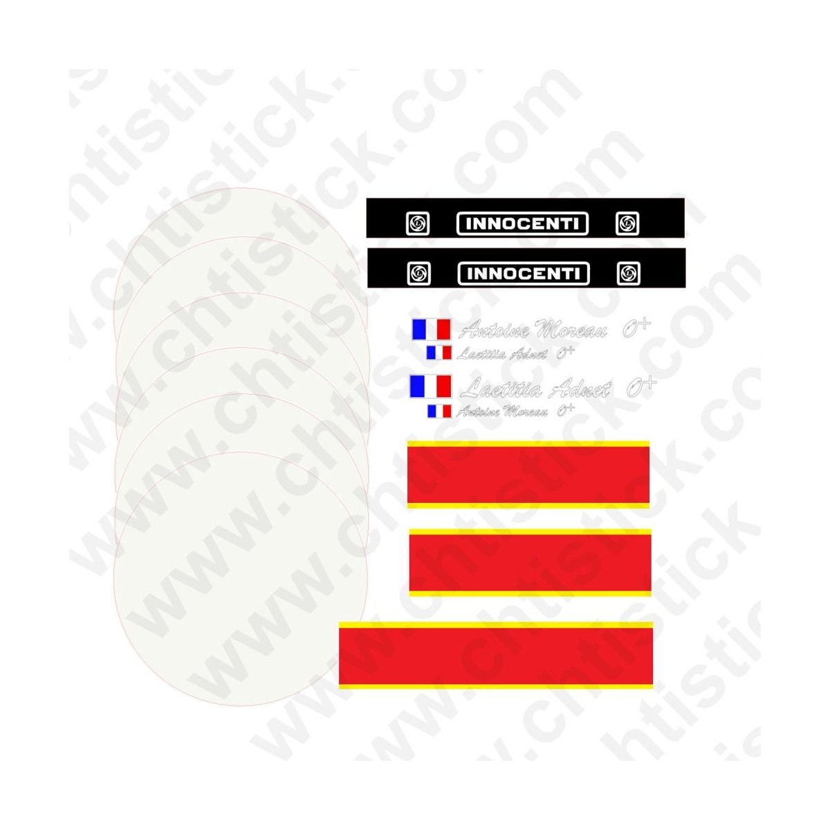 KIT DECO RALLYE Innocenti PERSONNALISE