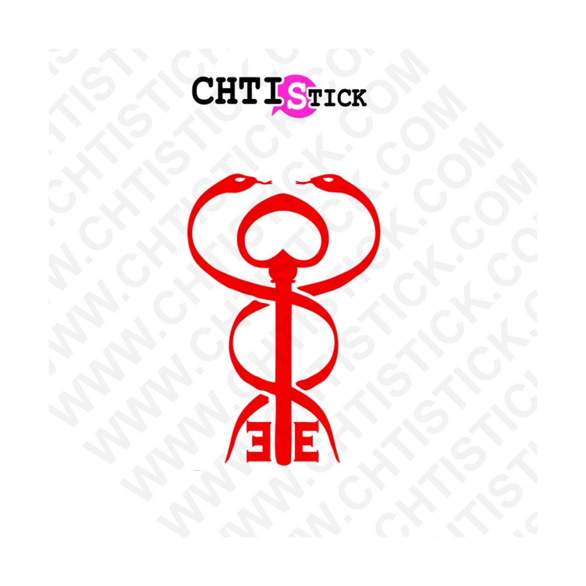 STICKERS CADUCEE ETIOPATHIE