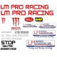 LOT AUTOCOLLANTS SPONSORS LMPRO2