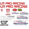 LOT AUTOCOLLANTS SPONSORS LMPRO2