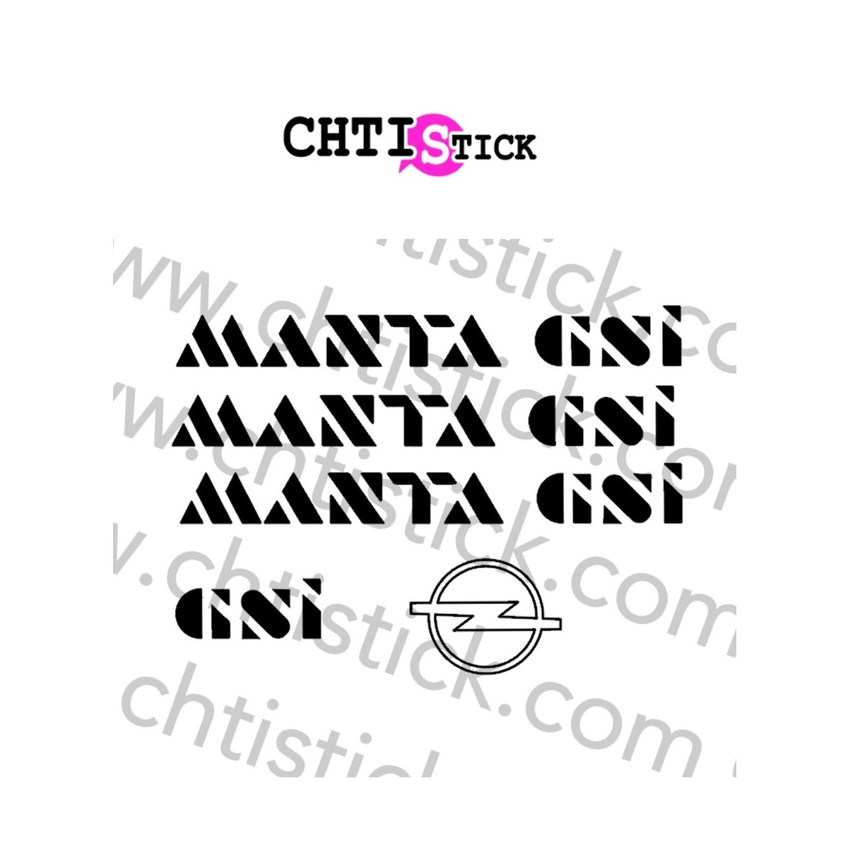 KIT DECO OPEL MANTA GSI