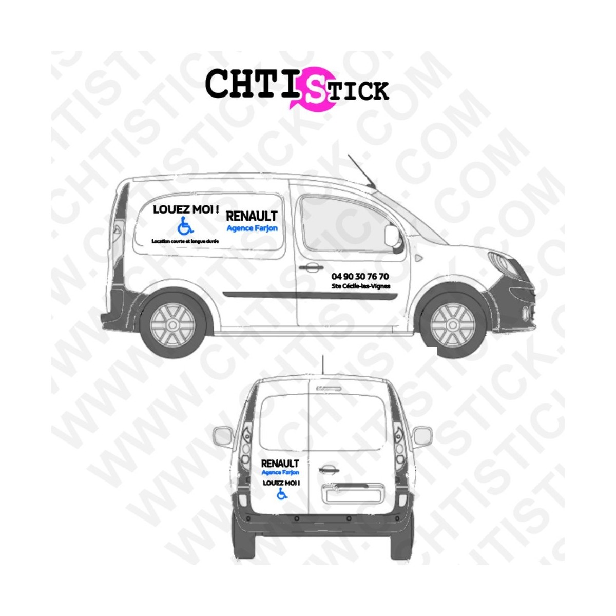 MARQUAGE LOCATION RENAULT HANDI