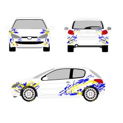 KIT DECO RALLYE 206 alexis