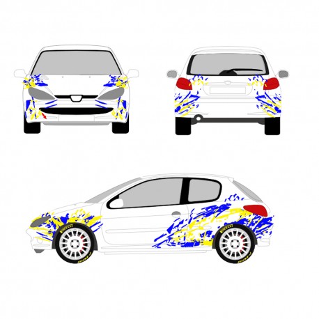 KIT DECO RALLYE 206 alexis