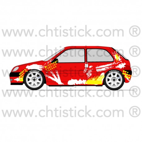 KIT DECO RALLYE 27 SAXO