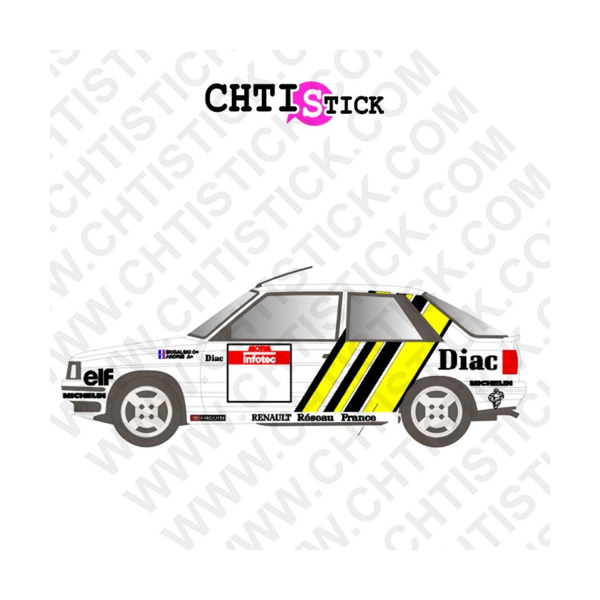 chtistick KIT DECO RALLYE R11 