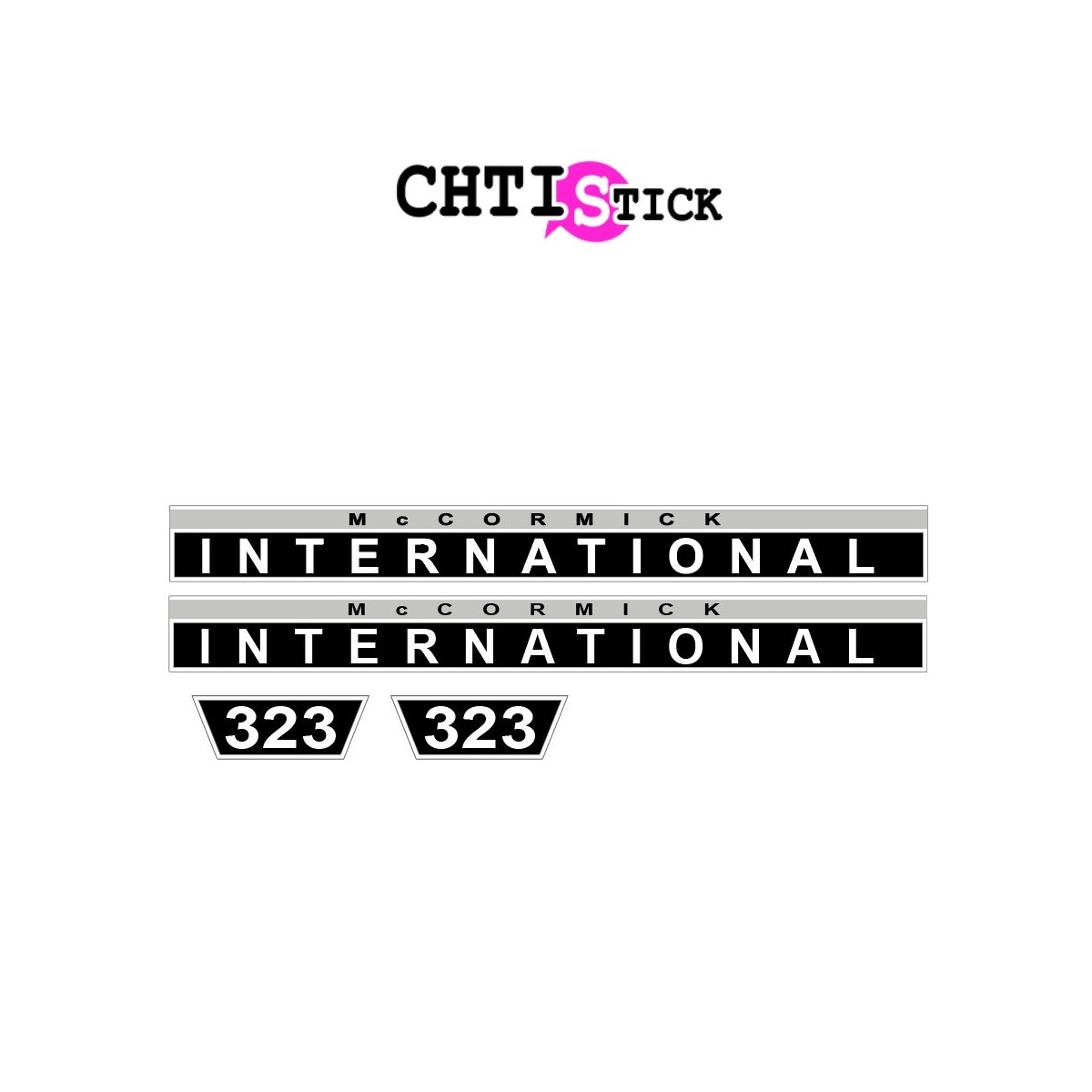 Autocollants Mc Cormick 323