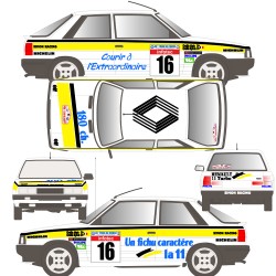 KIT DECO RALLYE R11 OREILLE CORSE86