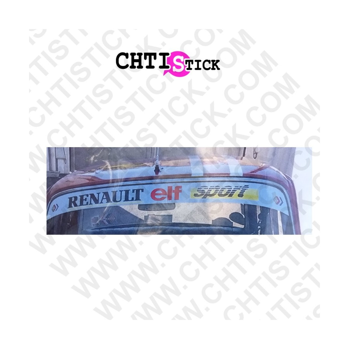 chtistick BANDE PARE SOLEIL RENAULT ELF