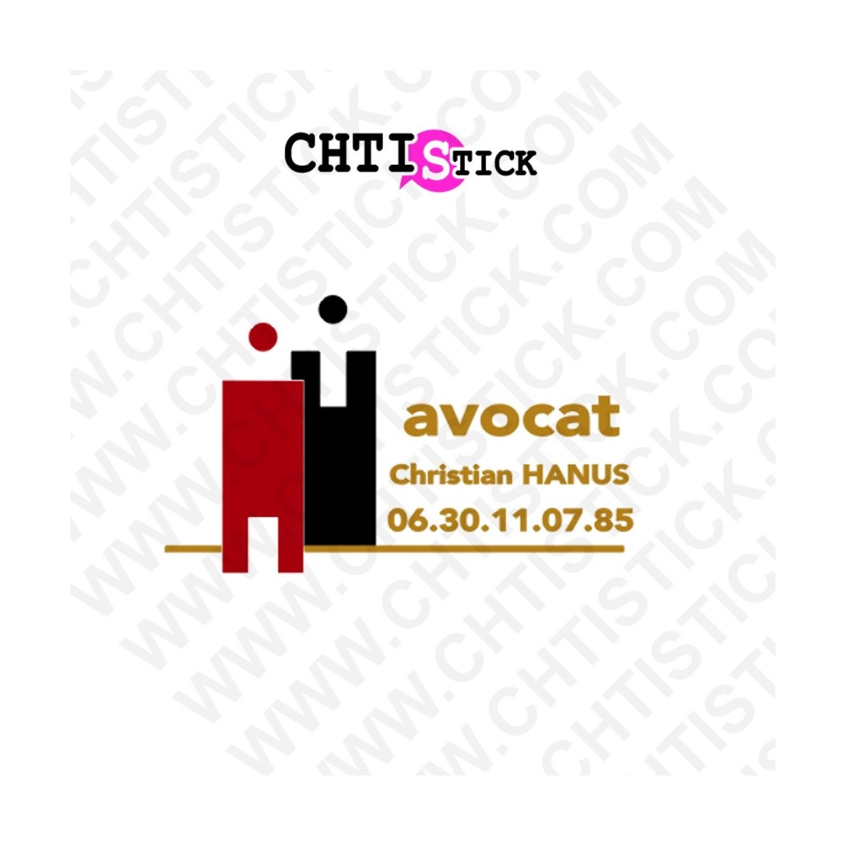 AUTOCOLLANT AVOCAT SCLIENT