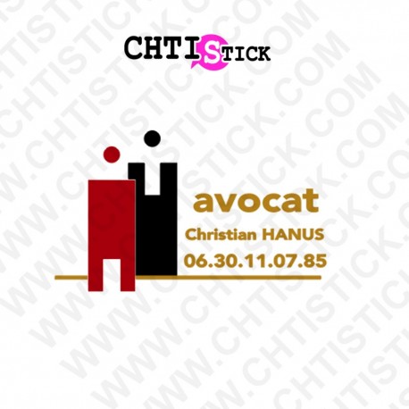 AUTOCOLLANT AVOCAT SCLIENT