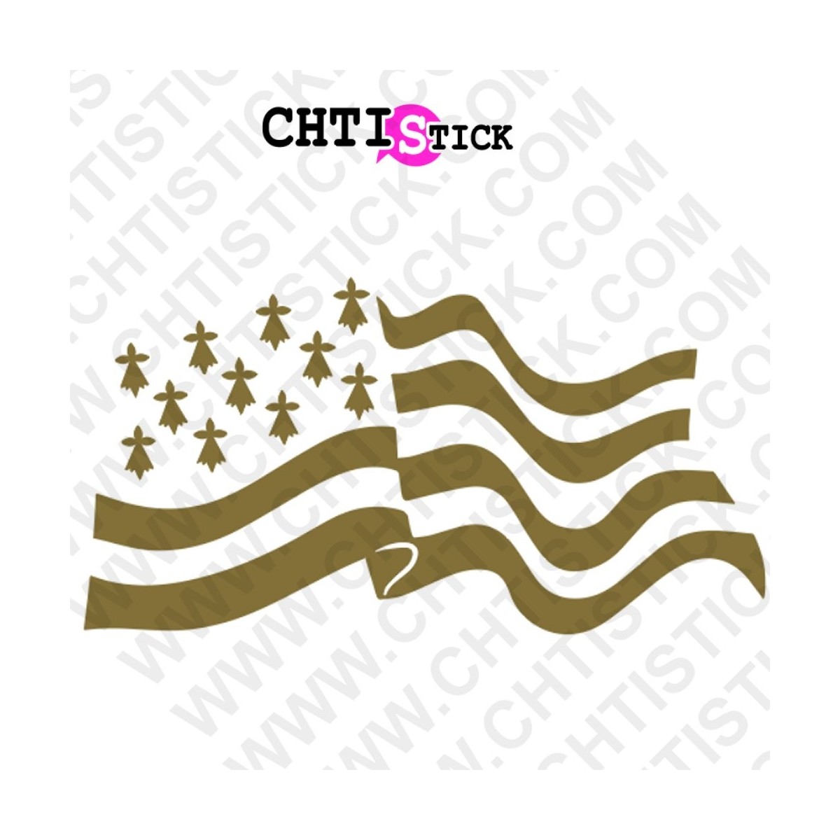 STICKERS DRAPEAU BRETON