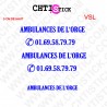 chtistick MARQUAGE AMBULANCE VSL CLIENT