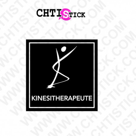 AUTOCOLLANT MASSEUR KINESITHERAPEUTE 