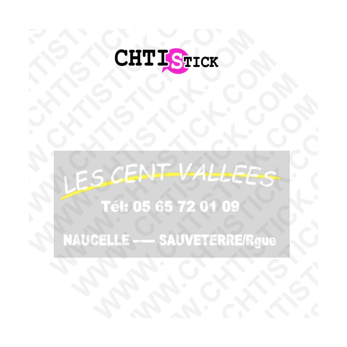 chtistick FLOCAGE VITRE ARRIERE PERSO LCV