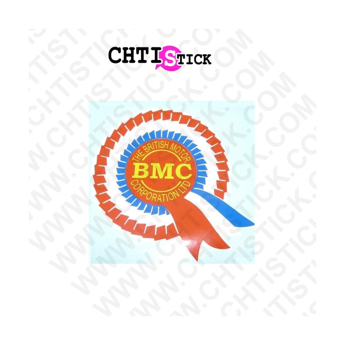 chtistick Autocollant rosette BMC