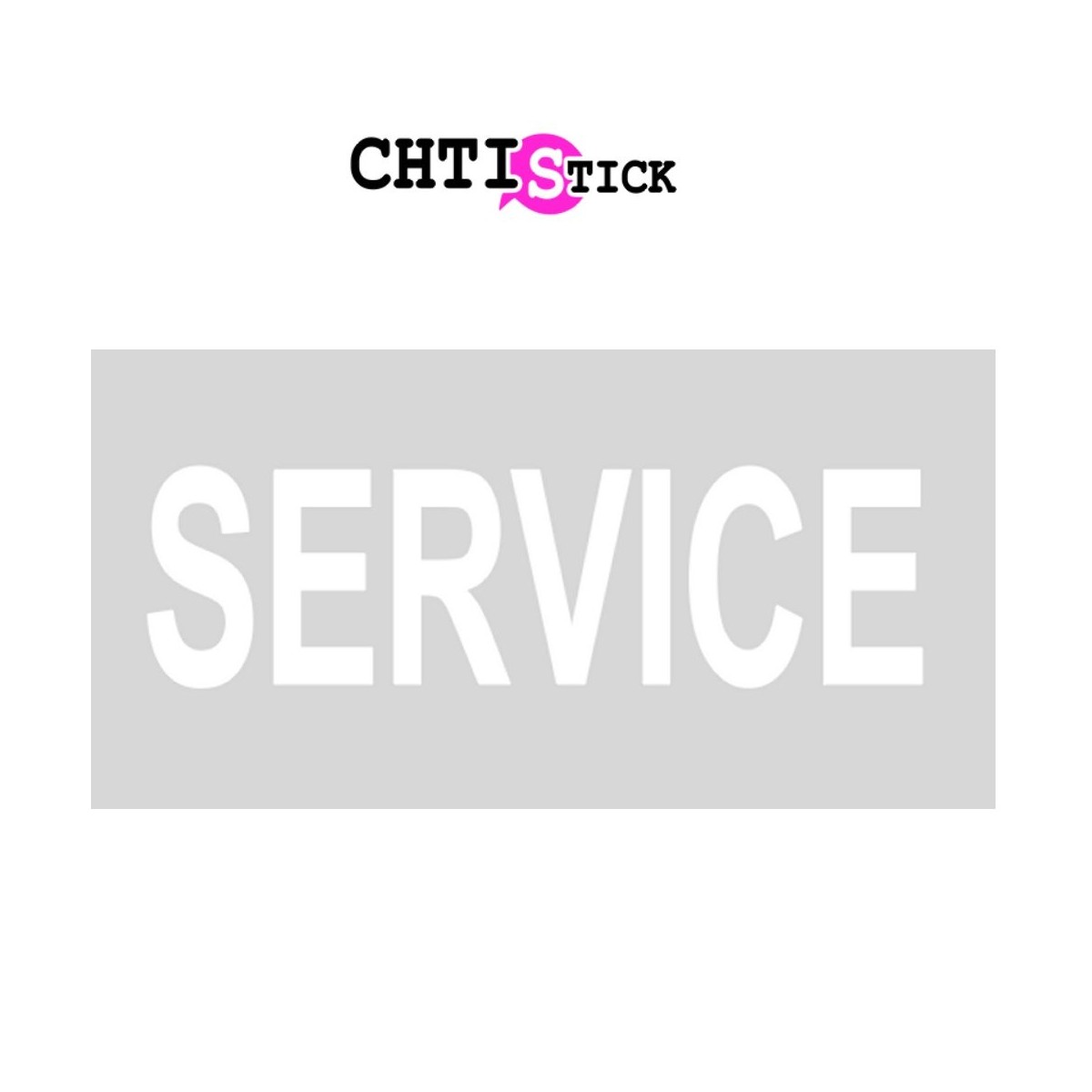 LETTRAGE SERVICE 70 CM