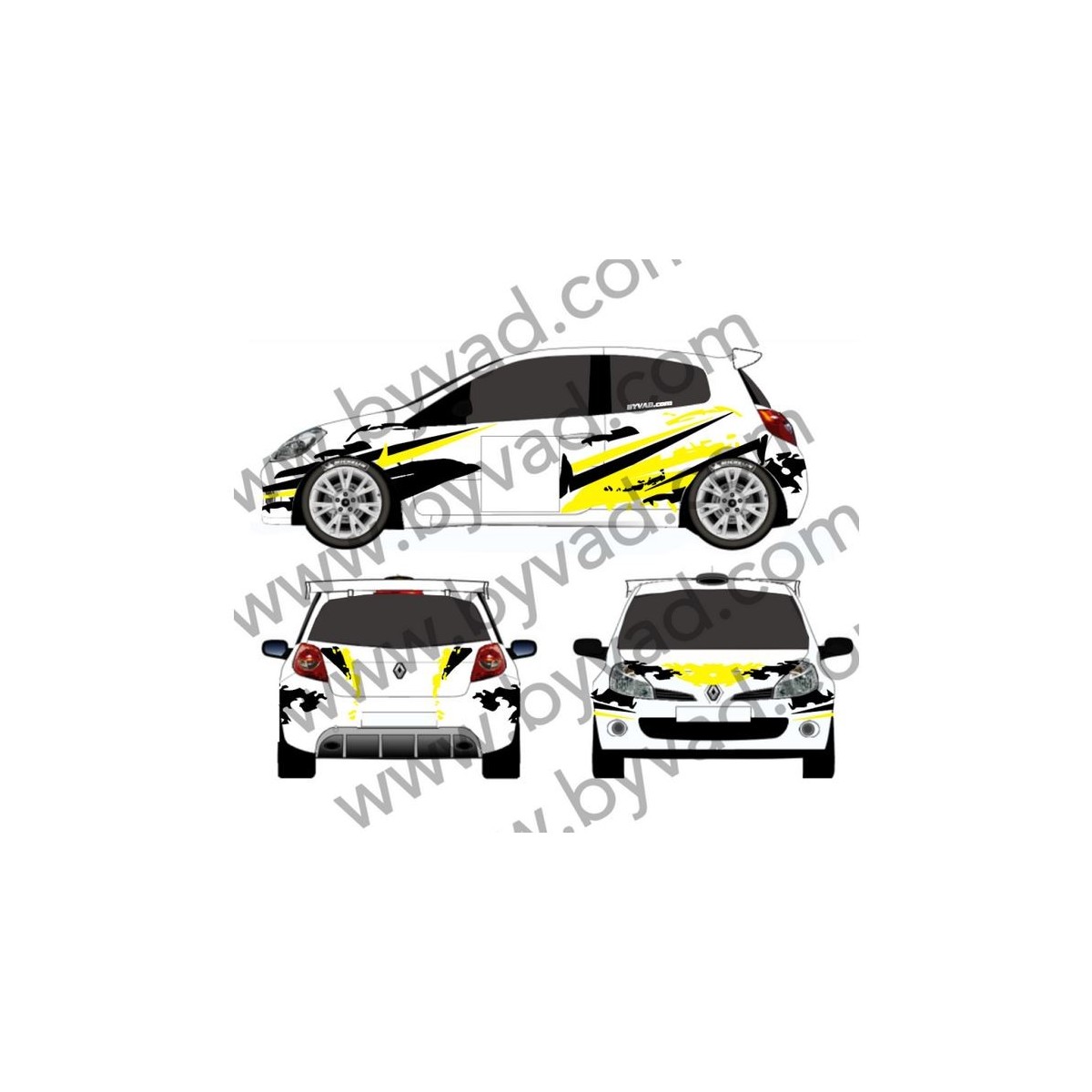chtistick KIT DECO RALLYE Mitsu MDEHNER 