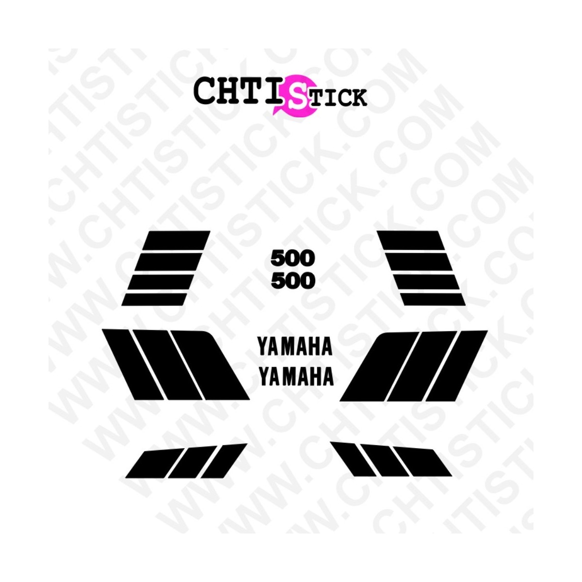 AUTOCOLLANT MOTO YAMAHA 500 xs