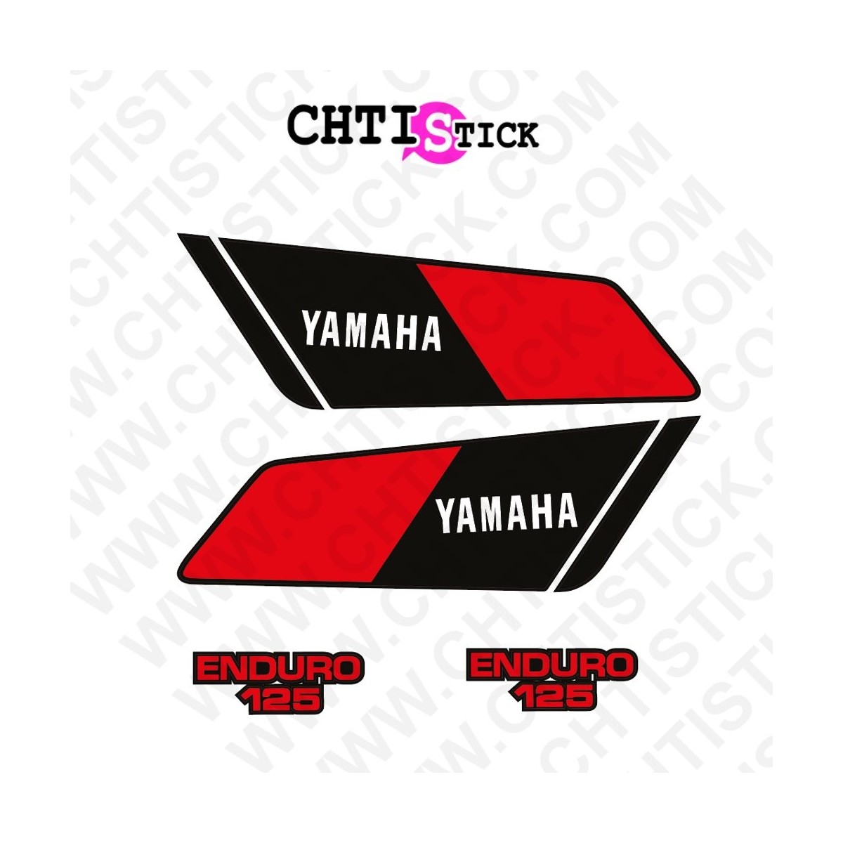 STICKERS YAMAHA 125 DTMX 78 B