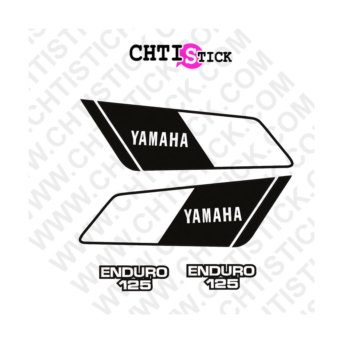 STICKERS YAMAHA 125 DTMX 78 N