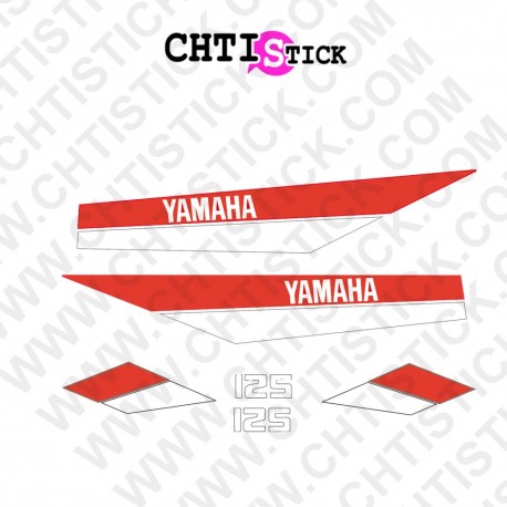 STICKERS YAMAHA 125 DTMX 80 BR