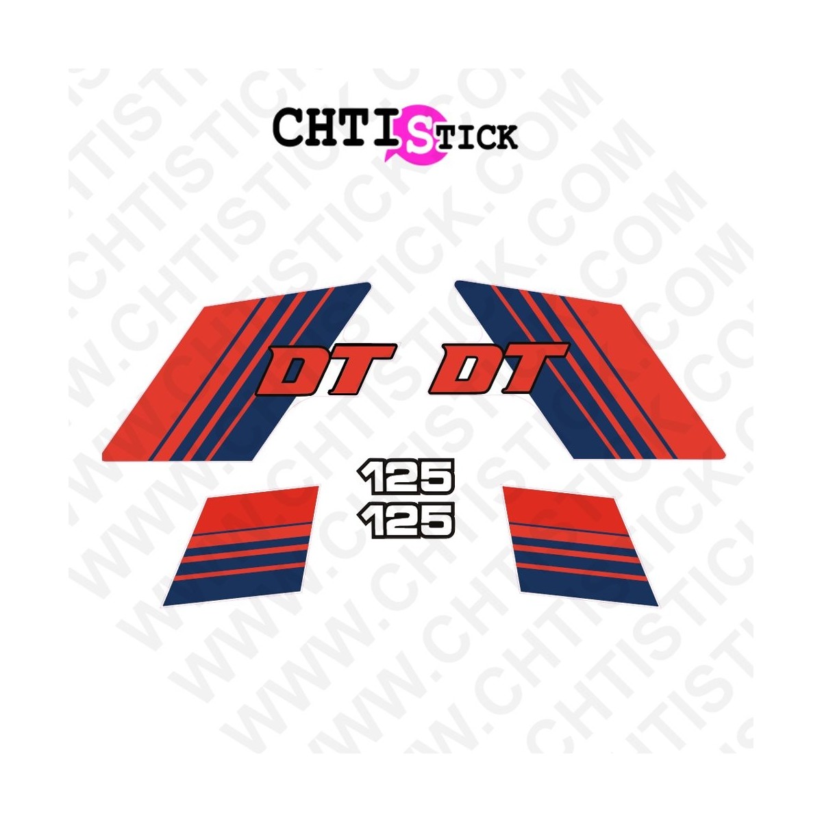 STICKERS YAMAHA 125 DTMX 81 BR