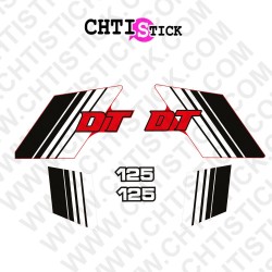 chtistick STICKERS YAMAHA 125 DTMX 81 NR